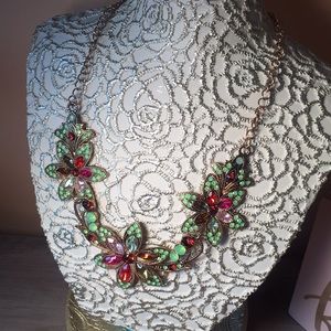 Gemstone Flower Necklace
